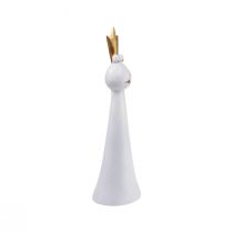 Artículo Rana Príncipe Decoración Rana Decoración Figura Oro Blanco H19.5cm 2pcs