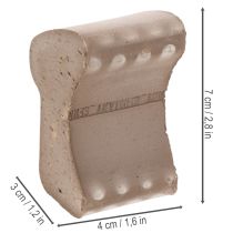 Artículo Soportes para macetas, prácticos elevadores, accesorio para macetas de balcón y terraza, 7 cm, 3 unidades