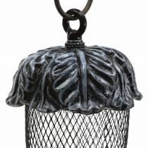 Comedero bellota para colgar metal Ø13cm H20.5cm