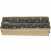 Artículo Huevos de ganso negros soplados, decoración de Pascua, 10 piezas