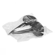 Artículo Etiquetas para plantas, estacas de madera para jardín, negras, 19 cm, 12 unidades - estacas para jardín, estacas para hierbas