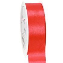 Artículo Cinta de regalo y cinta decorativa cinta de poliéster roja 40mm 50m