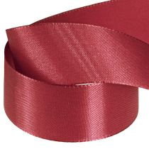 Artículo Cinta de regalo cinta decorativa tafetán burdeos 40mm 50m