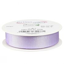 Artículo Cinta de regalo cinta decorativa de mica violeta lila 25mm 20m