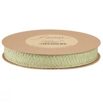 Artículo Cinta Regalo Papel Cinta Trenzada Verde 20mm 10m