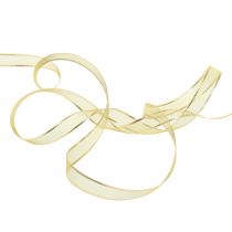 Artículo Cinta de regalo efecto anillo dorado 15mm 25m
