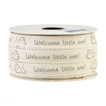 Artículo Cinta de regalo ratón cinta decorativa nacimiento bautismo 15mm 20m