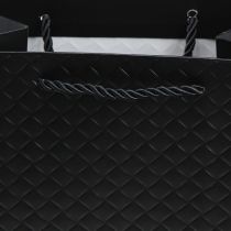 Artículo Bolsa de regalo bolsa de regalo negra 18×10×23cm 1 pieza