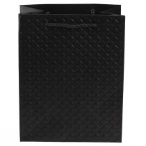 Artículo Bolsa de regalo bolsa de regalo negra 18×10×23cm 1 pieza