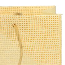 Artículo Bolsas de regalo papel tejido vainilla naranja rosa 20×10×10cm 6ud