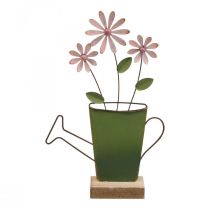 Decoración regadera decoración mesa metal color óxido 23,5/24cm 2uds