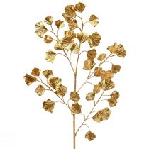 Rama de gingko planta artificial decorativa bronce brillo 84cm