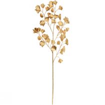 Artículo Rama de gingko planta artificial decorativa bronce brillo 84cm