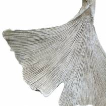 Artículo Decoración tumba hoja de ginkgo para colgar 10cm 3 piezas