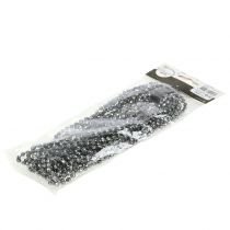 Artículo Guirnalda de perlas para árbol de Navidad Gris 275cm