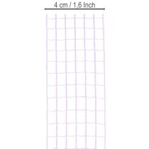 Artículo Cinta de malla morada, 4,5 cm de ancho, rollo de cinta decorativa para manualidades creativas, 10 m