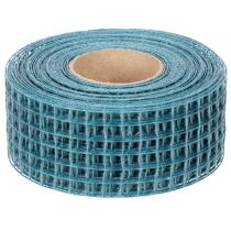 Artículo Cinta decorativa, cinta cuadriculada, 4,5 cm de ancho, azul, para proyectos de manualidades, 10 m