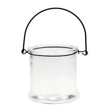 Farol de cristal para colgar Ø12cm H12,5cm 2uds