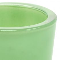 Artículo Maceta de vidrio Ø7,8cm H8cm Verde menta