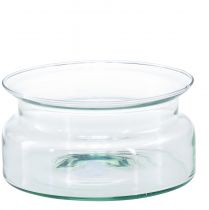 Artículo Cuenco de cristal cuenco decorativo cuenco flotante de cristal Ø16cm H8cm