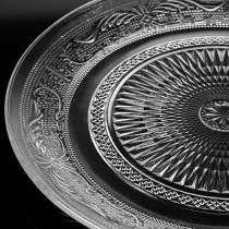 Artículo Plato de cristal antiguo Ø14,5cm 6ud