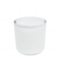 Artículo Maceta de cristal Ø7,8cm H8cm blanco