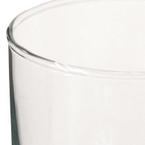 Artículo Jarrón de cristal, florero, jarrón decorativo en incoloro Ø9cm H10cm