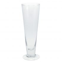 Jarrón de cristal Caro Ø6.3cm H20cm transparente