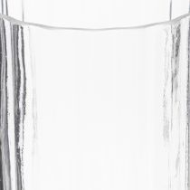 Artículo Jarrón de cristal de alta calidad para arreglos decorativos en hogares modernos, 24 cm.