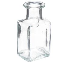 Artículo Mini jarrón de cristal decorativo para interiores minimalistas y vida moderna, 11 cm, 6 piezas