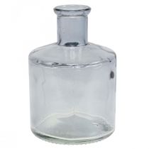 Florero de vidrio botellas de boticario florero decorativo de vidrio tintado Ø7cm 6 piezas