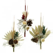 Artículo Arreglos para tumbas flores secas decoración para tumbas surtido 24 piezas