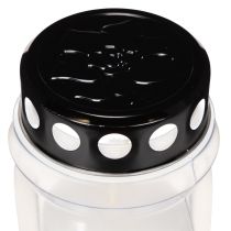 Artículo Farol para vela funeraria con tapa negra, 23 cm.