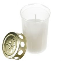 Artículo Velas funerarias oro blanco Ø5,5cm H11,5cm 24 horas 12 piezas