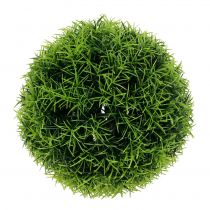 Artículo Bola de hierba bola decorativa artificial verde Ø18cm 1 pieza