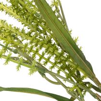 Artículo Planta artificial de mijo verde para elegantes decoraciones colgantes y elegantes detalles de habitación, 114 cm