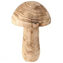 Artículo Seta de madera grande seta decorativa madera Paulownia Ø21cm H33cm