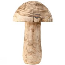 Artículo Seta de madera grande seta decorativa madera Paulownia Ø21cm H33cm