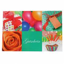 Artículo Vale de cumpleaños con sobre 5 piezas
