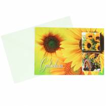 Bono girasol con sobre 5pcs