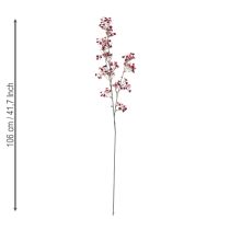 Artículo Gypsophila Artificial Baby's Breath Burdeos 106cm 2 piezas