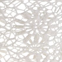 Artículo Maceta de ganchillo, blanca, Ø17cm, H15cm