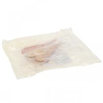 Artículo Colgante deco corazones para colgar naranja/amarillo 10cm 6uds