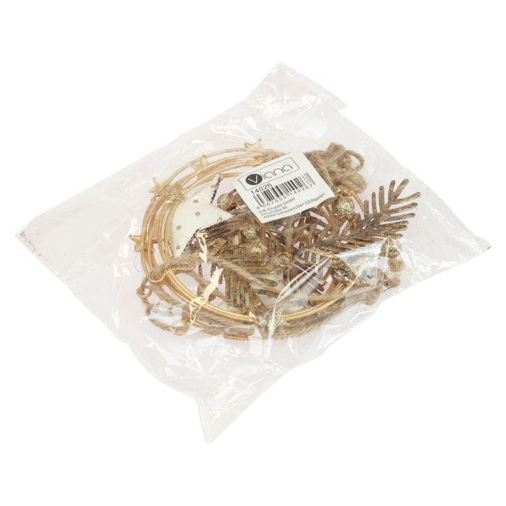 Artículo Decoración colgante Adornos para árboles de Navidad estrella H38cm 3 piezas