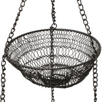 Cesta colgante Cesta de alambre de 3 niveles para colgar Ø30,5cm H100cm