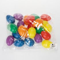 Artículo Adornos de huevos de Pascua para decorar tu hogar o jardín en primavera. Artículos decorativos coloridos, 6 cm, 24 piezas.