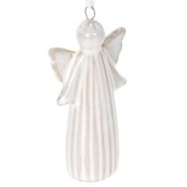 Artículo Colgante de ángel decorativo para colgar en el árbol de Navidad, 8 cm, 4 unidades