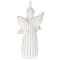 Artículo Colgante de ángel decorativo para colgar en el árbol de Navidad, 8 cm, 4 unidades