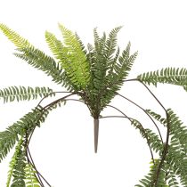 Artículo Helecho artificial, rama decorativa de helecho para pegar y colgar, 118 cm.