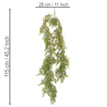 Artículo Guirnalda decorativa de ramas de coníferas para mesa y ventana, 115 cm.